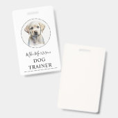 Hundetrainerin Ausweis (Vorder- & Rückseite)
