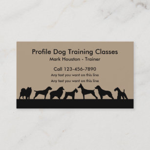 Hundetrainings-Klassen Visitenkarte