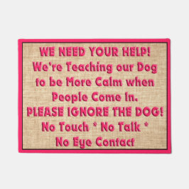 Hundetrainings-Tür-Matte Fußmatte