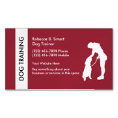 Hundetrainings-Visitenkarte-Magnet Magnetische Visitenkarte (Vorderseite)