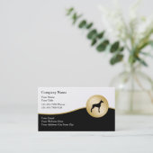 Hundetrainings-Visitenkarten Visitenkarte (Stehend Vorderseite)