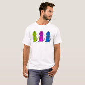 Hundetrio T-Shirt (Vorne ganz)