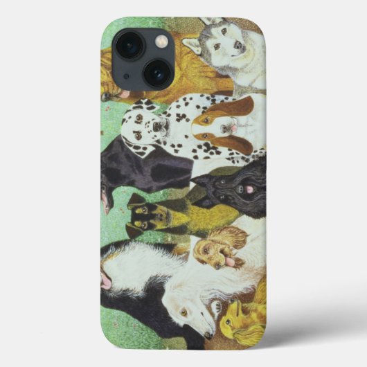 Hundeuhr Case-Mate iPhone Hülle (Rückseite)