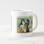 Hundeuhr Jumbo-Tasse (Vorderseite Rechts)