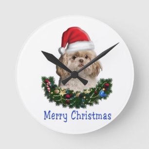 Hundeuhr Runde Wanduhr