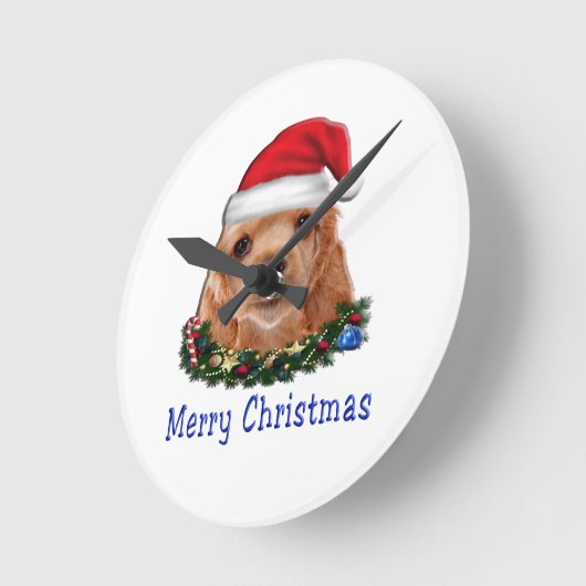 Hundeuhren Runde Wanduhr (Winkel)