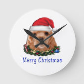 Hundeuhren Runde Wanduhr (Vorderseite)