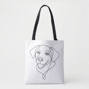 Hundeumriss Tasche