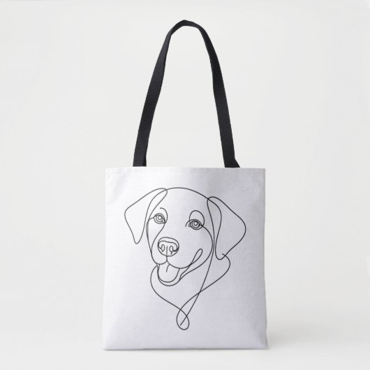 Hundeumriss Tasche (Vorderseite)