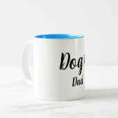 HUNDEVater DES CHIC-MUG_ Zweifarbige Tasse (Vorderseite Links)