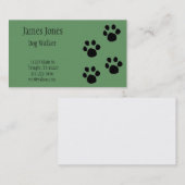 HundeVisitenkarte Visitenkarte (Vorne/Hinten)