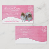 HundeVisitenkarten:: Spitz Visitenkarte (Vorne/Hinten)