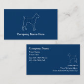 HundeVisitenkarten Visitenkarte (Vorne/Hinten)