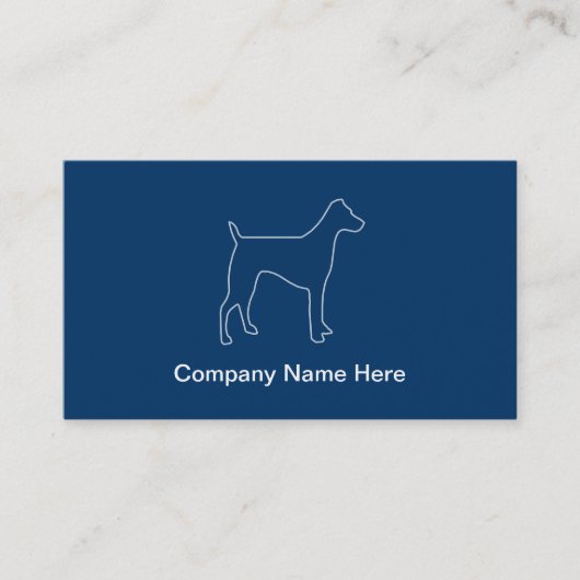 HundeVisitenkarten Visitenkarte (Vorderseite)