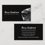 Hundewalker, Groomer, Haustier-Sitter, Tierarzt-El Visitenkarte (Vorne/Hinten)