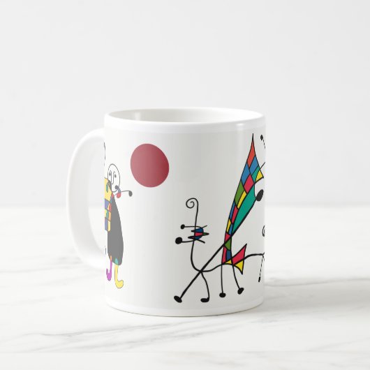 Hundewalker Kaffeetasse (Vorderseite Links)