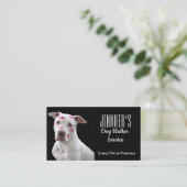 Hundewalker/ Sitzplatzkarte Visitenkarte (Stehend Vorderseite)