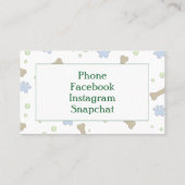 Hundewalker Visitenkarte (Rückseite)