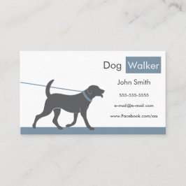 Hundewalker-Visitenkarte Visitenkarte