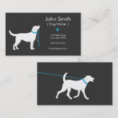 Hundewalker-Visitenkarte Visitenkarte (Vorne/Hinten)