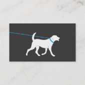 Hundewalker-Visitenkarte Visitenkarte (Rückseite)