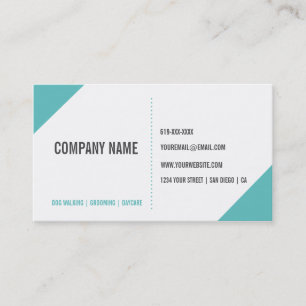 Hundewanderer-Kunden-Empfehlungs-Karte Empfehlungskarte