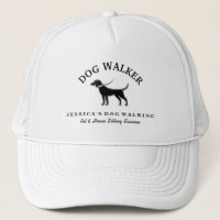 Hundewanderer-kundenspezifischer Hut - schwarzer