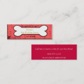 Hundewanderer Mini Visitenkarte (Vorne/Hinten)