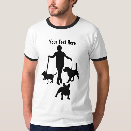 Hundewanderer T-Shirt (Vorderseite)