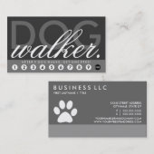 Hundewanderer vergütet Programm Treuekarte (Vorne/Hinten)