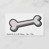 Hundewanderer Visitenkarte (Rückseite)