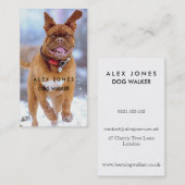 Hundewanderer Visitenkarte (Vorne/Hinten)
