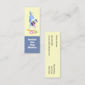 Hundewanderer-Visitenkarte Mini Visitenkarte (Vorne/Hinten)