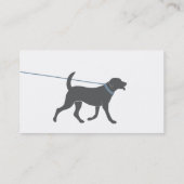 Hundewanderer-Visitenkarte Visitenkarte (Rückseite)