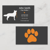 Hundewanderer-Visitenkarte Visitenkarte (Vorne/Hinten)