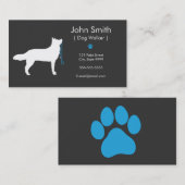 Hundewanderer-Visitenkarte Visitenkarte (Vorne/Hinten)