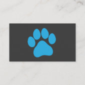 Hundewanderer-Visitenkarte Visitenkarte (Rückseite)