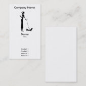 Hundewanderer-Visitenkarte Visitenkarte (Vorne/Hinten)