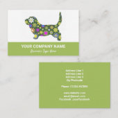 Hundewanderkarte für Haustiere Visitenkarte (Vorne/Hinten)