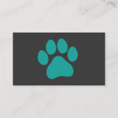 Hundewanderkarte/Visitenkarte Visitenkarte (Rückseite)