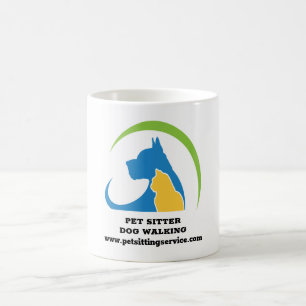 Hundewanderung Tierschutz-Logo Kaffeetasse