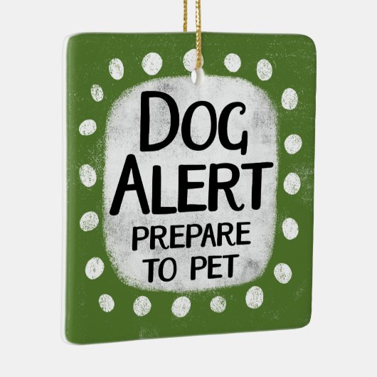 Hundewarnsystem Keramikornament (Rechts)