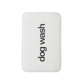 Hundewäsche-Bad-Matte Badematte (Vorderseite Vertikal)
