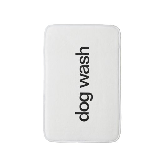Hundewäsche-Bad-Matte Badematte (Vorderseite Vertikal)