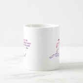 Hundeweg zur Erleuchtung Kaffeetasse (Mittel)