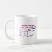 Hundeweg zur Erleuchtung Kaffeetasse (Links)
