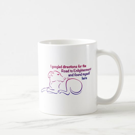 Hundeweg zur Erleuchtung Kaffeetasse (Rechts)