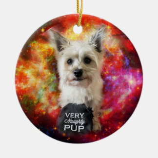 Hundeweihnachtsverzierung Steinhaufen-Terriers Keramik Ornament