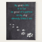 Hundeweisheit - Inspirationsplaner Planer (Rückseite)