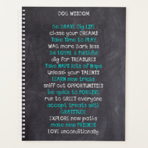 Hundeweisheit - Inspirationsplaner Planer